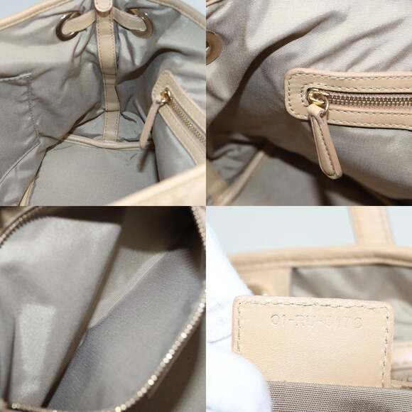 DIOR Lady DIOR Canage Hand Bag Coated Canvas Cream Vanilla - Picture 12 of 13